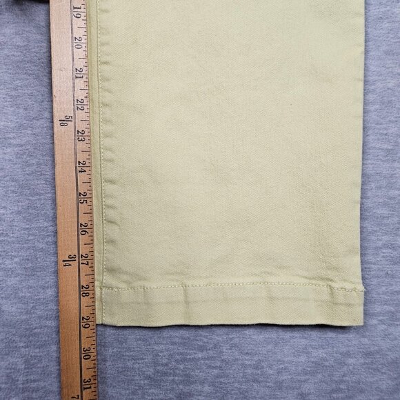 Oak + Fort Women's Yellow Straight High-Rise Denim Jeans Sz M - Picture 11 of 11